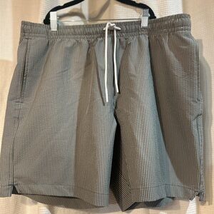 Abercrombie & Fitch Black Relaxed Stretch Shorts